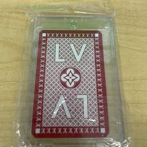 LV Card 5 of diamonds New with COA